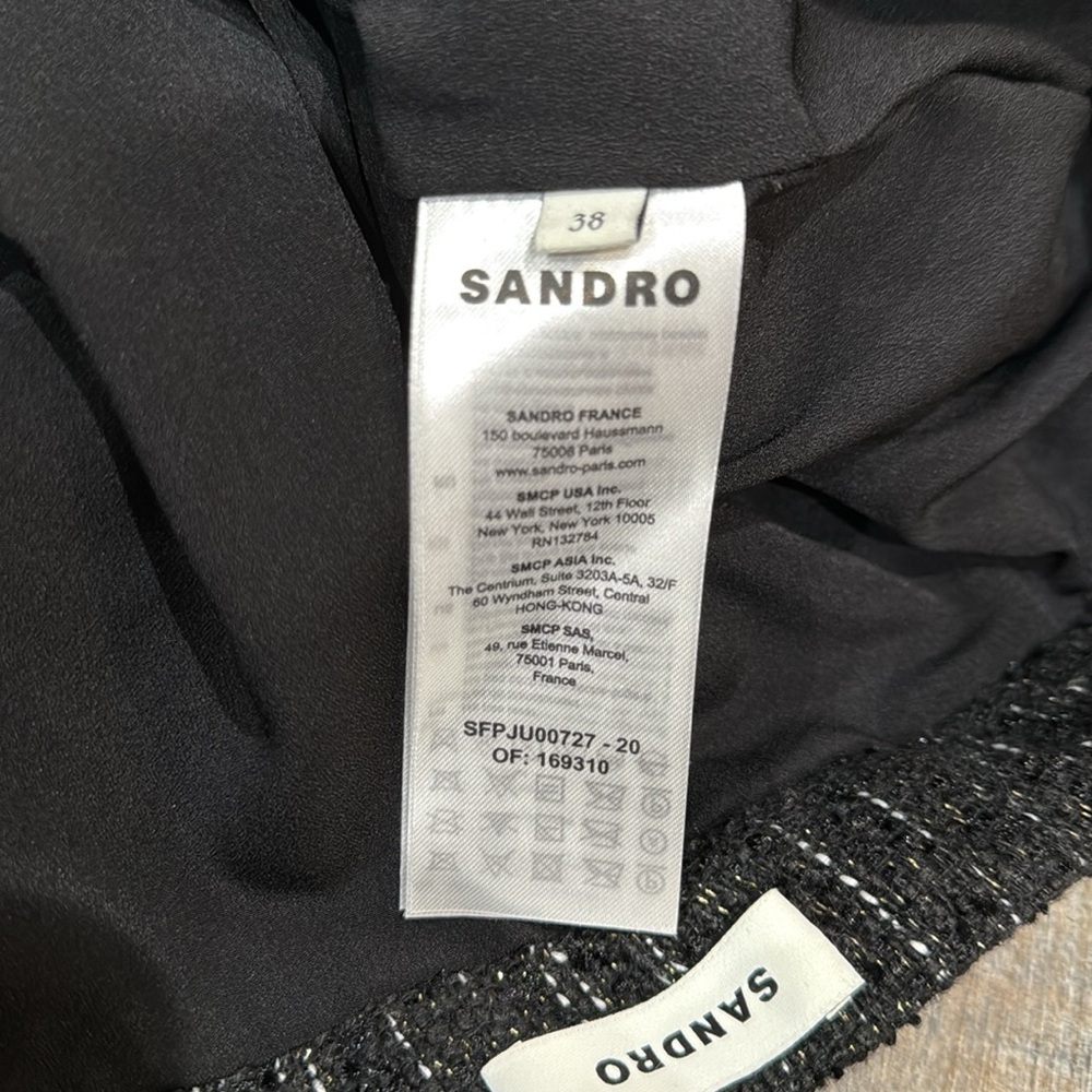 Sandro Paris | Mira Tweed Flared Skirt - Picture 10 of 11